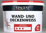 Innenfarbe „Wand- und Deckenweiß“ von Vincent im aktuellen BayWa Bau- und Gartenmärkte Prospekt