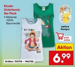 Kinder Unterhemd, 2er Pack im Netto Marken-Discount Prospekt Kinder Unterhemd, 2er Pack von im aktuellen Netto Marken-Discount Prospekt für 6,99 €