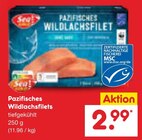 Pazifisches Wildlachsfilets im Angebot bei Netto Marken-Discount in Emden Pazifisches Wildlachsfilets Angebote bei Netto Marken-Discount Emden für 2,99 €