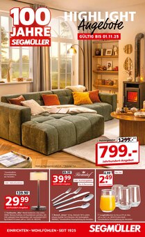 Glas Angebot im aktuellen Segmüller Prospekt auf Seite 1