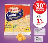 Emmental râpé pasteurise à Super U dans La Digne-d'Aval Emmental râpé pasteurise à Super U dans La Digne-d'Aval