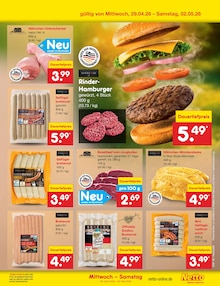 Fleisch im Netto Marken-Discount Prospekt "Aktuelle Angebote" mit 63 Seiten (Rostock)
