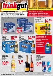 Getränkemarkt Prospekt von Trinkgut in Pfaffenhofen Aktueller Trinkgut Getränkemärkte Prospekt für Pfaffenhofen: Petershausens größter Getränkemarkt mit 4} Seiten, 04.12.2023 - 09.12.2023