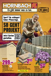 Hornbach Prospekt für Halstenbek: "Sport? Du schleppst lieber Pflanzringe.", 33 Seiten, 13.03.2024 - 09.04.2024