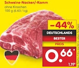 Schweine-Nacken/-Kamm Angebot in Glashütten Schweine-Nacken/-Kamm im aktuellen Prospekt bei Netto Marken-Discount in Glashütten