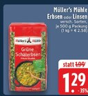 Grüne Schälerbsen bei E center im Prospekt "" für 1,29 €