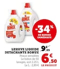 Lessive liquide détachante - BONUX en promo chez Super U Bourges à 6,50 €