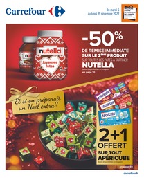Catalogue Carrefour avec 64 pages de promos Prospectus Carrefour, "Et si on préparait un Noël extra ?", pages, 06/12/2022 - 19/12/2022