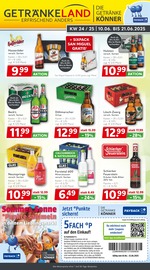 Getränkeland Getränkemarkt Prospekt der aktuellen Woche mit 10 Seiten, gültig von 10.06.2025 bis 21.06.2025, in Wiek und Umgebung Aktueller Getränkeland Getränkemarkt Prospekt in Wiek und Umgebung, "Die Getränkekönner" mit 10 Seiten, 10.06.2025 - 21.06.2025