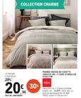 Parure housse de couette 240x220 cm + 2 taies d'oreiller 63x63 cm - Tissaia dans le catalogue E.Leclerc