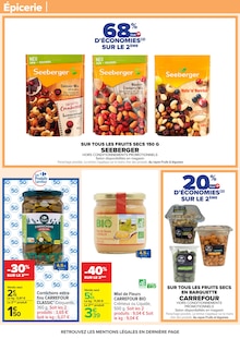 Promotion Seeberger dans le prospectus Carrefour, valable du 27/01/2026 au 09/02/2026 Promo Seeberger dans le catalogue Carrefour du moment à la page 55