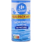 Thon entier Albacore "Maxi Pack" - CARREFOUR CLASSIC' à 5,99 € dans le catalogue Carrefour