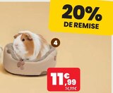 LIT HÉRISSON - SMALL LIFE en promo chez Animalis LIT HÉRISSON - SMALL LIFE dans le catalogue Animalis