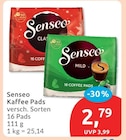 Kaffee Pads Angebote von Senseo bei budni Lüneburg für 2,79 €