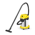 Aspirateur de chantier eau et poussières KARCHER WD 3 S V-19/4/20, 19 kPa, 19 - KARCHER en promo chez LEROY MERLIN Saintes à 82,98 €
