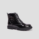 Bottines vernies zippées Liberto noir fille en promo chez La Halle Bottines vernies zippées Liberto noir fille dans le catalogue La Halle