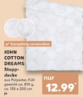 Steppdecke von John Cotton Dreams im aktuellen Kaufland Prospekt