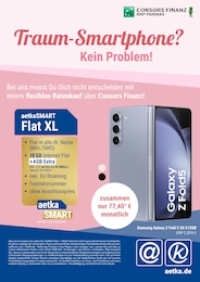 aetka Prospekt für Berlin: "Traum-Smartphone? Kein Problem!", 2 Seiten, 26.10.2023 - 31.12.2023