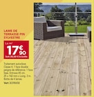Lame de terrasse pin sylvestre en promo chez Gedimat Saint-Denis à 17,90 €