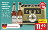 Premium Pilsener Angebote von Warsteiner bei Netto Marken-Discount Melle für 11,49 €
