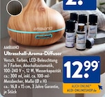 Ultraschall-Aroma-Diffusor Angebote von Ambiano bei ALDI SÜD Ravensburg für 12,99 €