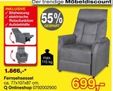 Aktuelles Fernsehsessel Angebot bei Opti-Wohnwelt in Schorndorf ab 699,00 €