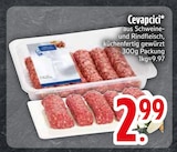 Aktuelle Hackfleisch Angebote bei EDEKA in Regensburg Aktuelles Cevapcici Angebot bei EDEKA in Regensburg ab 2,99 €