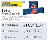 Aktuelles Pasta Klassisch Angebot bei Metro in Hamburg ab 1,17 €