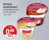 Grand Dessert von Ehrmann im aktuellen V-Markt Prospekt für 0,49 €