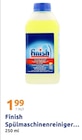 Spülmaschinenreiniger Angebote von Finish bei Action Jena für 1,99 €