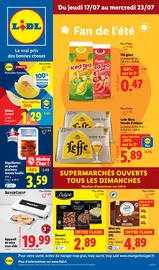 Cuisine Angebote im Prospekt "Fan de l'été" von Lidl Cuisine Angebote im Prospekt "Fan de l'été" von Lidl auf Seite 1