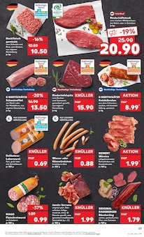 Steak im Kaufland Prospekt "Aktuelle Angebote" mit 54 Seiten (Cottbus)