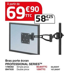 Bras porte écran professional series tm - Plein Ciel à Gennevilliers Bras porte écran professional series tm en promo chez Plein Ciel Gennevilliers à 69,90 €