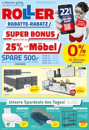 Küche im ROLLER Prospekt "ROLLER RABATTE RABATZ" auf Seite 1