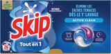 Lessive Capsules Tout en 1 Active Clean X26 - Skip en promo chez Intermarché Hyper Saumur à 1,92 €