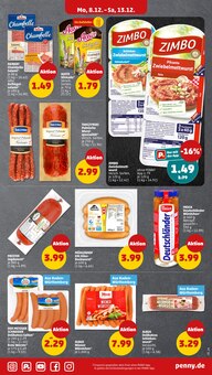 Wurst im Penny Prospekt "Wer günstig will, muss Penny." mit 42 Seiten (Reutlingen)