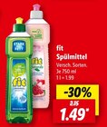 Spülmittel von fit für 1,49 € bei Lidl im Angebot Spülmittel von fit im aktuellen Lidl Prospekt