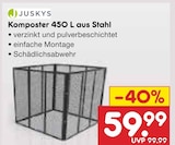 Komposter 450 L aus Stahl von Juskys im aktuellen Netto Marken-Discount Prospekt