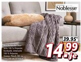 Kuscheldecke im Angebot bei Segmüller in Maintal Kuscheldecke Angebote von Noblesse bei Segmüller Maintal für 14,99 €