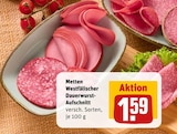 Westfälischer Dauerwurst-Aufschnitt bei REWE im Kranenburg Prospekt für 1,59 €