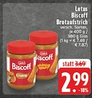 Biscoff Brotaufstrich Creamy Angebote von Lotus bei E center Hagen für 2,99 €