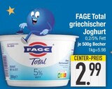 Aktuelles Total griechischer Joghurt Angebot bei E center in Regensburg ab 2,99 €