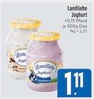 Heidelbeeren im E xpress Prospekt Joghurt Stracciatella von Landliebe im aktuellen E xpress Prospekt für 1,11 €