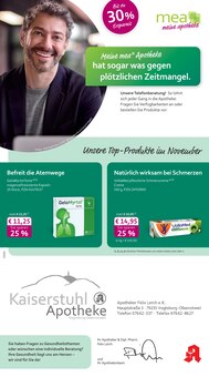 mea - meine apotheke Prospekt Unsere November-Angebote mit 4 Seiten