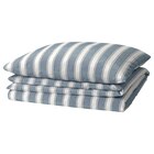 Bettwäsche-Set, 2-teilig weiß/blau/Streifen 155x220/80x80 cm im Angebot bei IKEA in Hof Bettwäsche-Set, 2-teilig weiß/blau/Streifen 155x220/80x80 cm Angebote bei IKEA Hof für 39,99 €