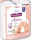 Couches Premium Active T5 11-25 kg - POMMETTE - Intermarché Contact à Lorient Couches Premium Active T5 11-25 kg - POMMETTE en promo chez Intermarché Contact Lorient à 9,85 €