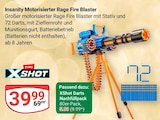 Insanity Motorisierter Rage Fire Blaster im Angebot bei GLOBUS in Herne Insanity Motorisierter Rage Fire Blaster Angebote von Zuru XShot bei GLOBUS Herne für 5,99 €