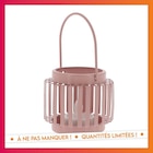 Mini lanterne avec bougie led en promo chez B&M Mini lanterne avec bougie led dans le catalogue B&M