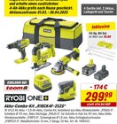 Aktuelle Bohrmaschine Angebote bei toom Baumarkt in Bonn Aktuelles Akku-Combo-Kit „R18CK4F-252S“ Angebot bei toom Baumarkt in Bonn ab 299,99 €