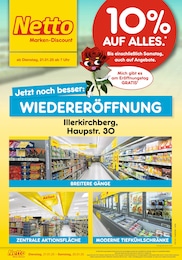 Netto Marken-Discount Prospekt für Senden: "Wiedereröffnung - 10% AUF ALLES.", 6 Seiten, 21.01.2025 - 25.01.2025